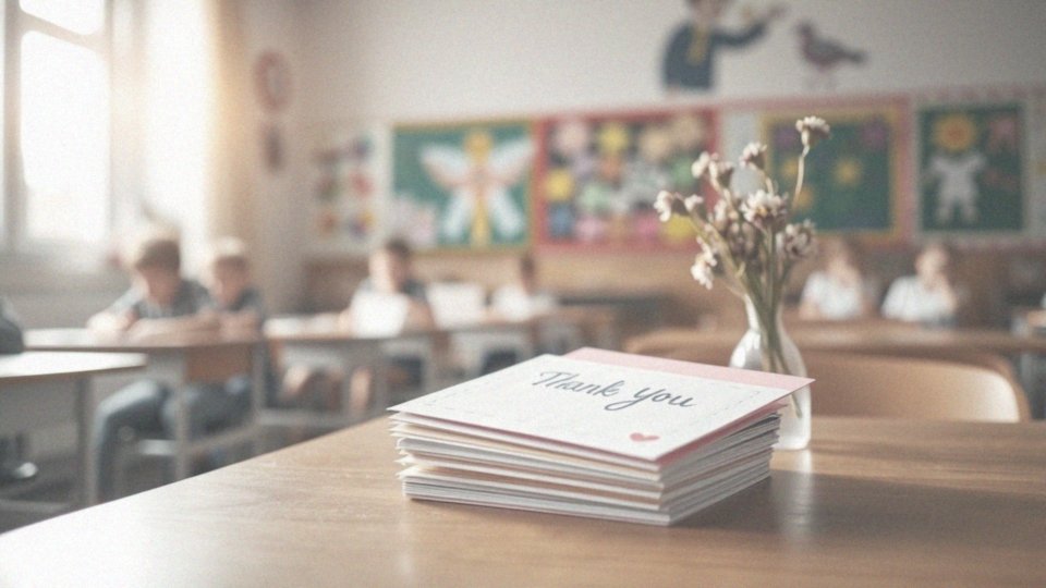 Jakie są praktyczne zastosowania kartki z podziękowaniem na koniec roku szkolnego?