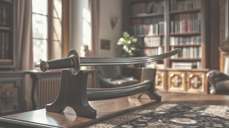 Jakie są cechy stojaka na szable?