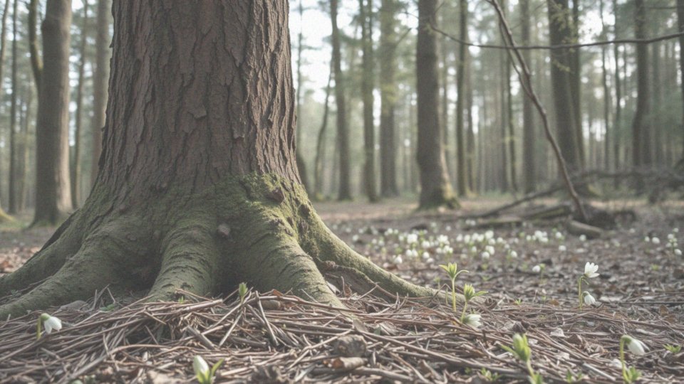 Jakie są praktyki pielęgnacyjne modrzewia na pniu?
